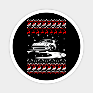 Drifting Through The Snow - Funny Christmas Magnet